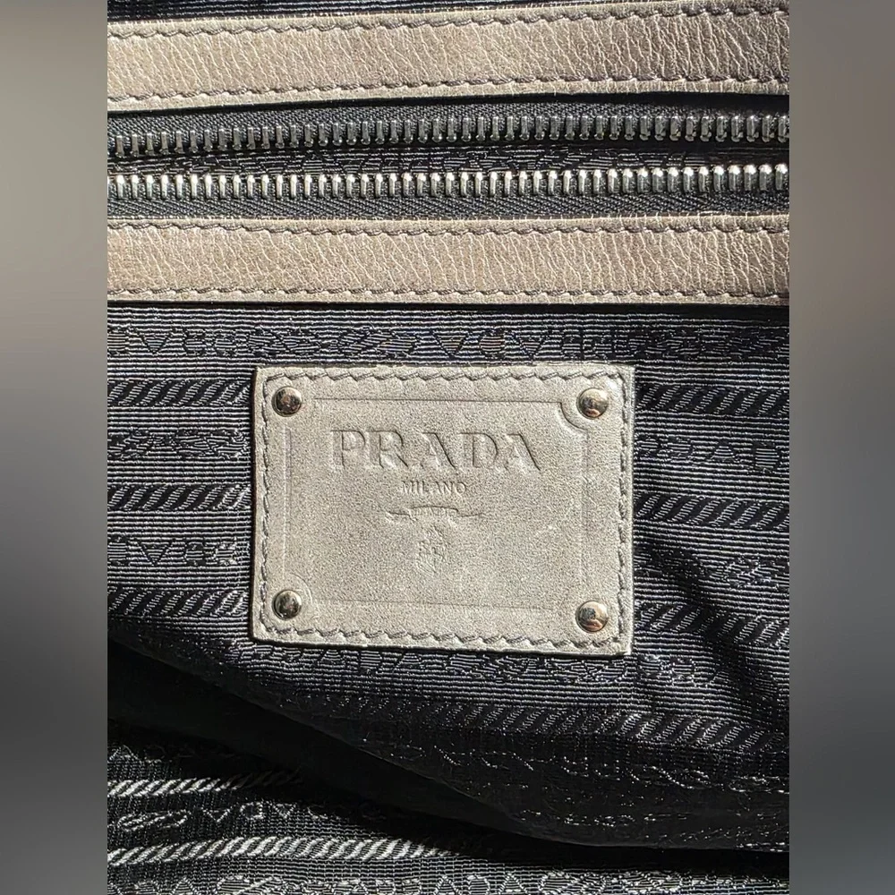 RARE Prada 2007 Ombre Matte Glace Leather Bowler Boston Collector Runway